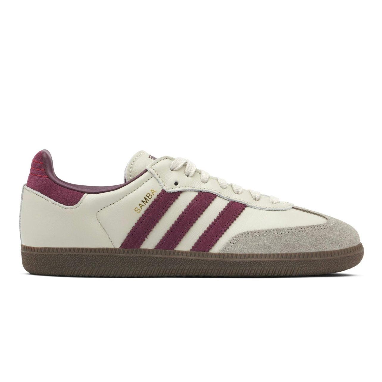 Adidas Samba OG – Putty Grey Maroon